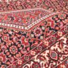 کناره دستباف بیجار طرح ترنج ماهی - پشم قرمز