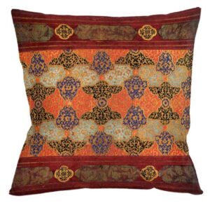 روکش کوسن مخمل قومی – طرح غالی (مجموعه ۲ عددی)