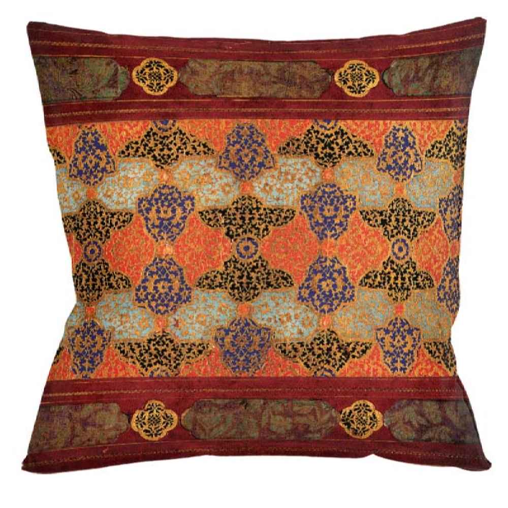 روکش کوسن مخمل قومی – طرح غالی (مجموعه ۲ عددی)