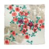 روسری ابریشمی طرح گلدار زنانه – طرح لوکس و پر جنب و جوش سروین