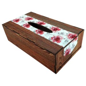 روکش جعبه دستمال کاغذی چوبی روستیک – افسون