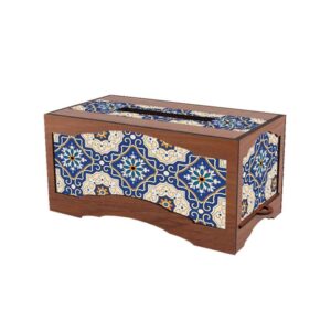 روکش جعبه دستمال کاغذی چوبی روستیک – سایه