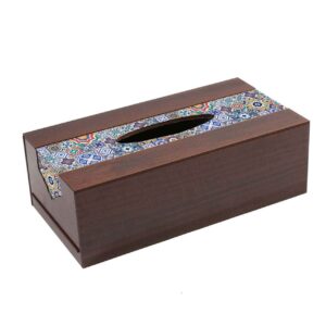 روکش جعبه دستمال کاغذی چوبی روستیک – شهلا