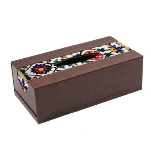 روکش جعبه دستمال کاغذی چوبی روستیک – تارا