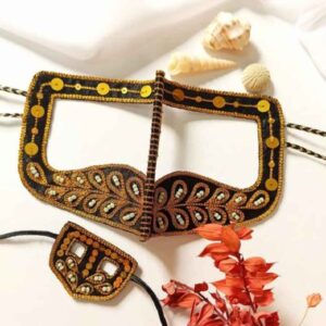 ماسک دست‌ساز بتوله – مدل برقع خلیجی حبیب