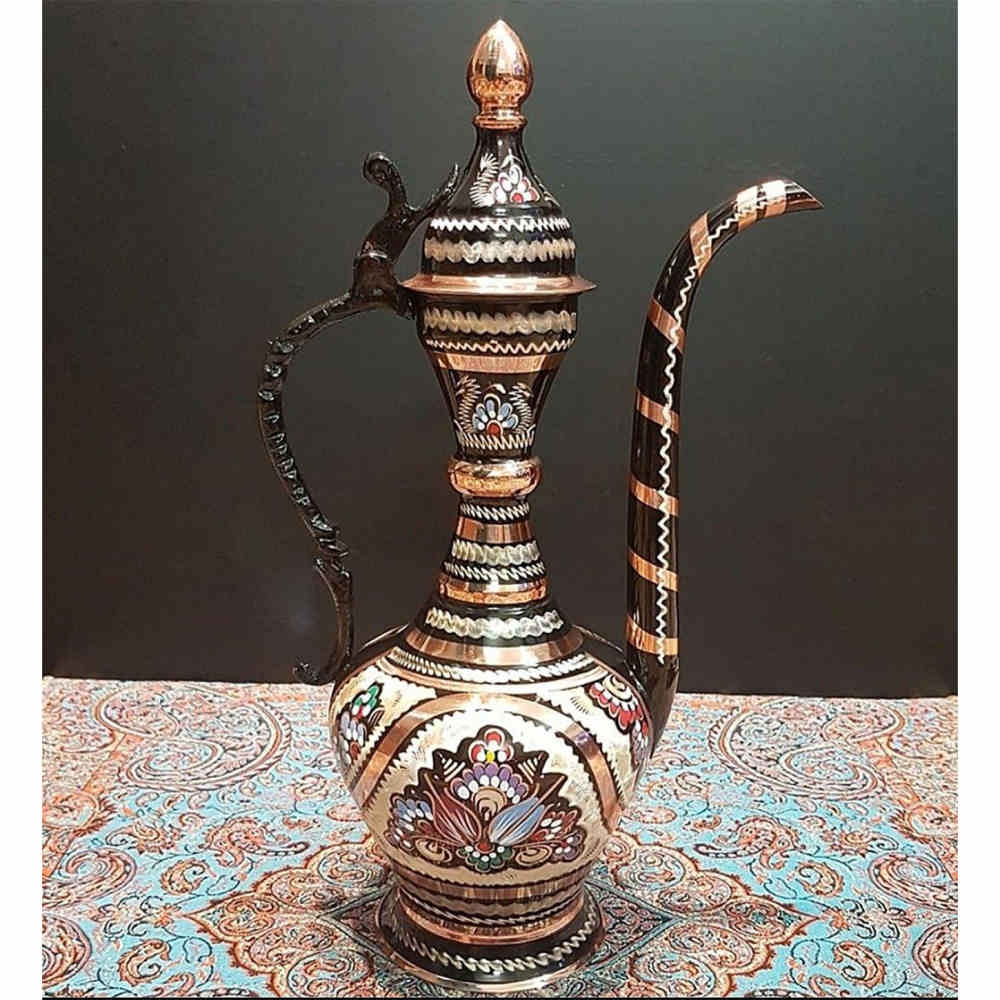 گلاب پاش مسی ایرانی – میناکاری حنا
