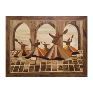 هنر منبت کاری چوب – رقص سماع
