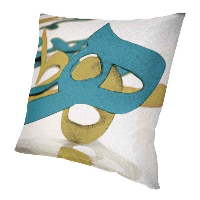 روکش کوسن مخمل ایرانی – طرح خوشنویسی هه (مجموعه ۲ عددی)