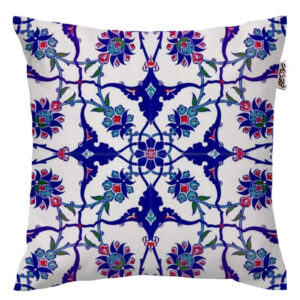 روکش کوسن مخمل ایرانی – طرح هزاردستان (مجموعه ۲ عددی)