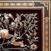 قاب مسی حکاکی شده ایرانی دست ساز، هنر طبیعت – دکوراسیون دیواری سنتی