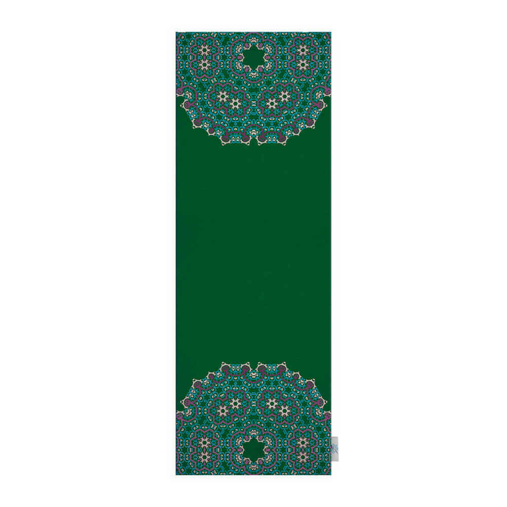رومیزی شمس طرح مخمل سبز