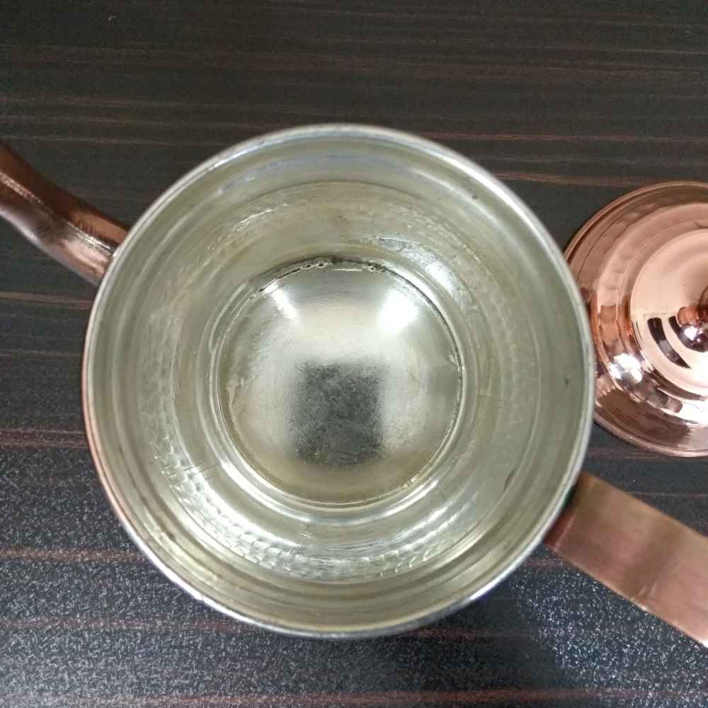 قوری مسی ایرانی طنین دستساز و چکشکاری شده