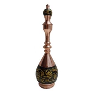 بطری مسی تزئینی میناکاری ایرانی صفا
