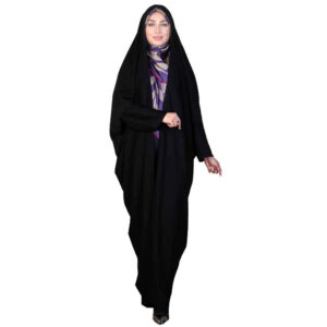 چادر مشکی عربی اسلامی، عبا، حجاب آستین‌دار برای زنان و نمازگزاران – جانان