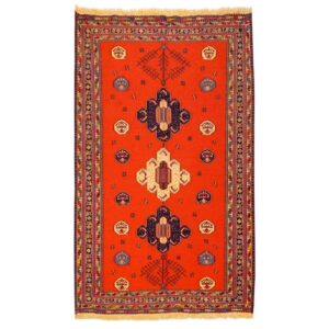 قالیچه گلیم پشمی ایرانی در ساوین سنتی سیرجان