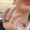 سرویس جواهرات مسی مدل قلب