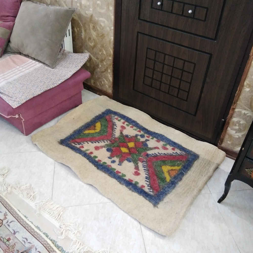 فرش نمدی پشمی ایرانی، ۱۰۰٪ طبیعی و دستباف طهورا