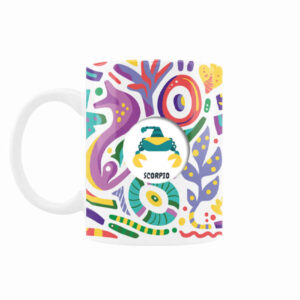 Persian Zodiac Mug – Aban Pattern Symbol