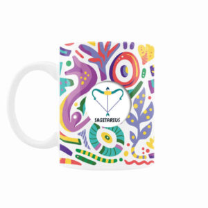 Persian Zodiac Mug – Azar Pattern Symbol