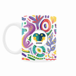 Persian Zodiac Mug – Khordad Pattern Symbol