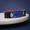 چرم & دستبند مسی میناکاری – هنری یاور