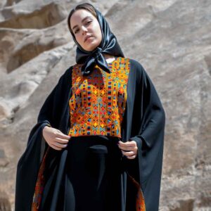 عبای پروانه‌ای زیبا برای زنان – با الهام از پارچه ایرانی و نرم