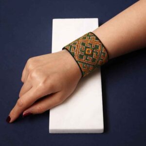 Persian Embroidered Bracelet Model Kiana