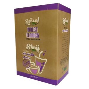 Iranian Instant Drink Powder – Violet Flowers & Sugar, 15 pcs (3 Packs)