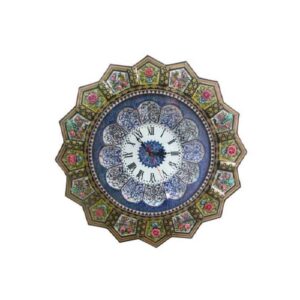 ساعت دیواری چوبی دست‌ساز ایرانی – هنر خاتم‌کاری، آتیه