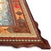ساعت دیواری چوبی ایرانی دست ساز - هنر خیمه سازی خاتم، نقاشی