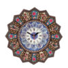 ساعت دیواری چوبی دست‌ساز ایرانی - هنر خاتم‌کاری، راضیه