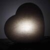 چراغ نمکی به شکل قلب - طراحی دست‌ساز