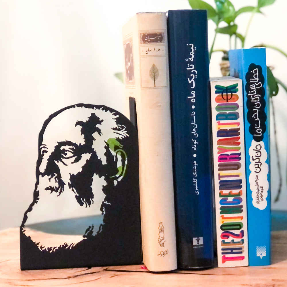 جاکتابی فلزی طرح هوشنگ ابتهاج – مناسب برای علاقهمندان به ادبیات فارسی