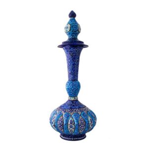 بطری مسی تزئینی میناکاری ایرانی صبا