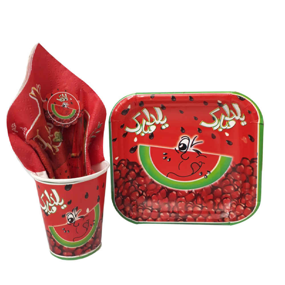 سرویس ظروف پذیرایی تم یلدا مدل ۷۱۷۱۸۲۶