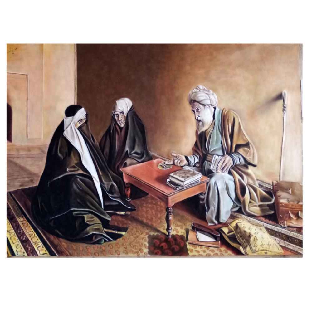 طراحی رئالیسم اورجینال – پاستل روی مقوا، فالگیر
