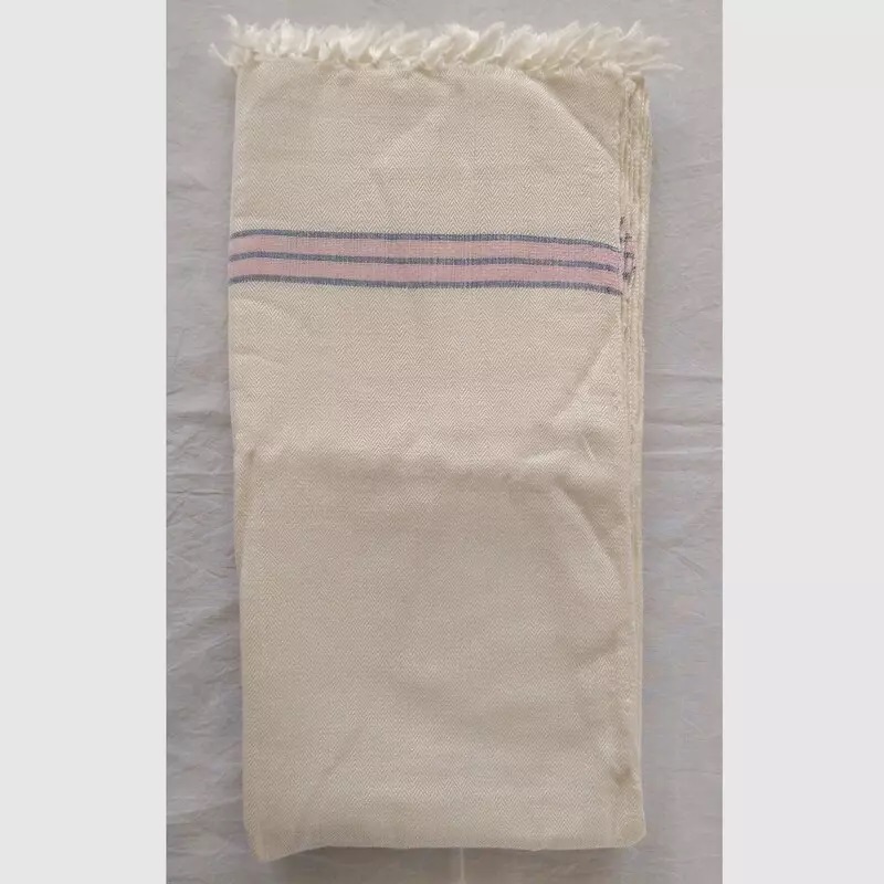 حوله ساحلی و استخری نخی ایرانی – دستباف، سبک و نازک، نگین