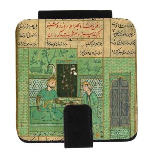 آینه جیبی با طرح دینا با الهام از هنر ایرانی