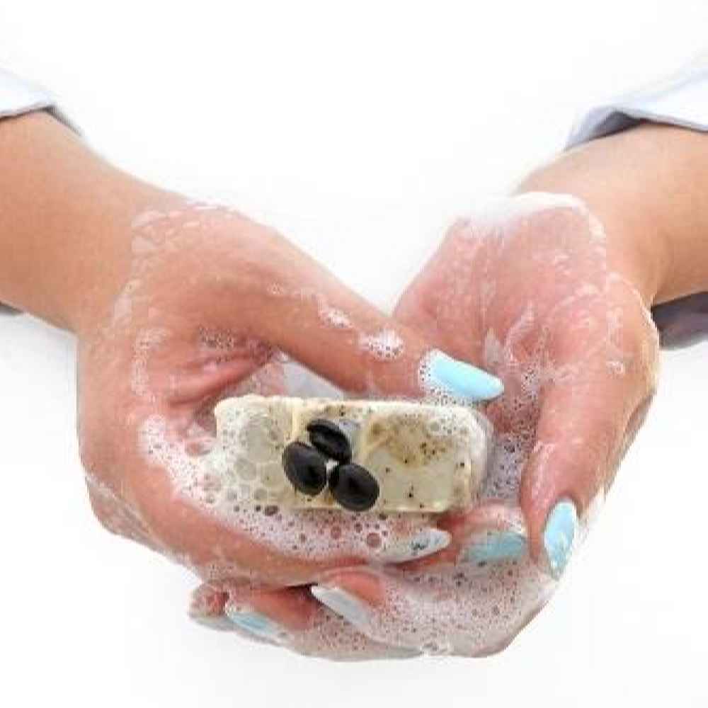 صابون طبیعی برای پوست معمولی با پودر قهوه (6 عدد)