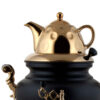 چای ساز سماور گازی با قوری طرح مدرن ۶ لیتری