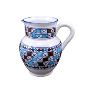 پارچ چینی طرح شطرنجی مروارید