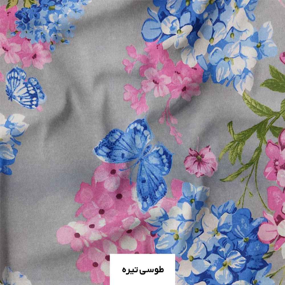 روتختی دو نفره نخ و پلیاستر – فوقالعاده نرم، مدل ساینا