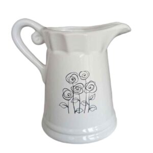 گلدان سرامیکی تزئینی مدل گل