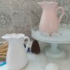 گلدان سفالی پارچ‌شکل تزئینی، مدل رز برای زیبایی کلاسیک روستیک