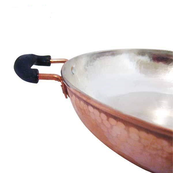 ماهیتابه مسی دستساز ایرانی – طراحی دوران