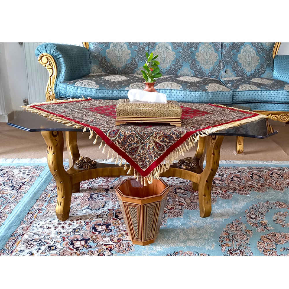 سبد و جعبه دستمال کاغذی ایرانی – خاتمکاری راز