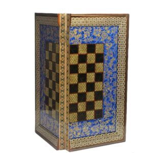 تخته شطرنج چوبی معرق کاری شده مدل شیراز