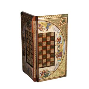 تخته شطرنج خاتمکاری پارسی مدل تارانوم