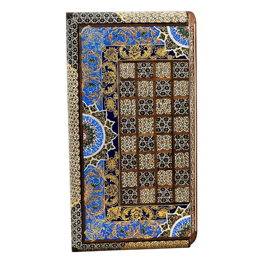 تخته شطرنج معرق کاری ایرانی اسلیمی
