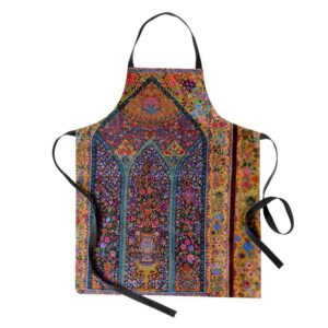 پیشبند آشپزخانه کتان ایرانی مدل قالیچه